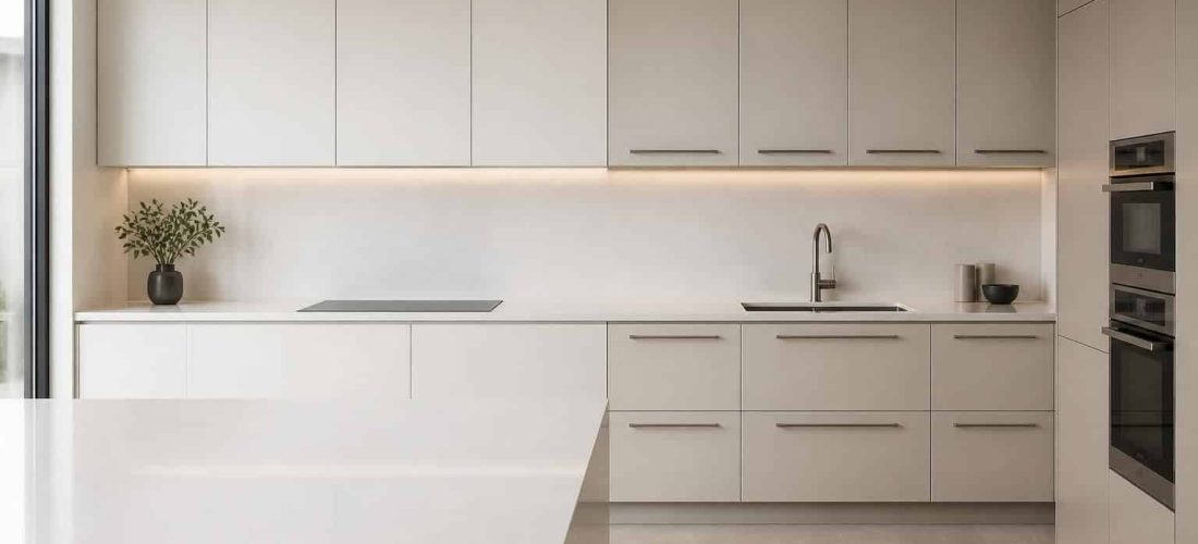 découvrez comment la pureté des lignes de votre cuisine dépend du choix de poignées profilées, alliant design épuré et fonctionnalité pour un espace moderne et harmonieux.