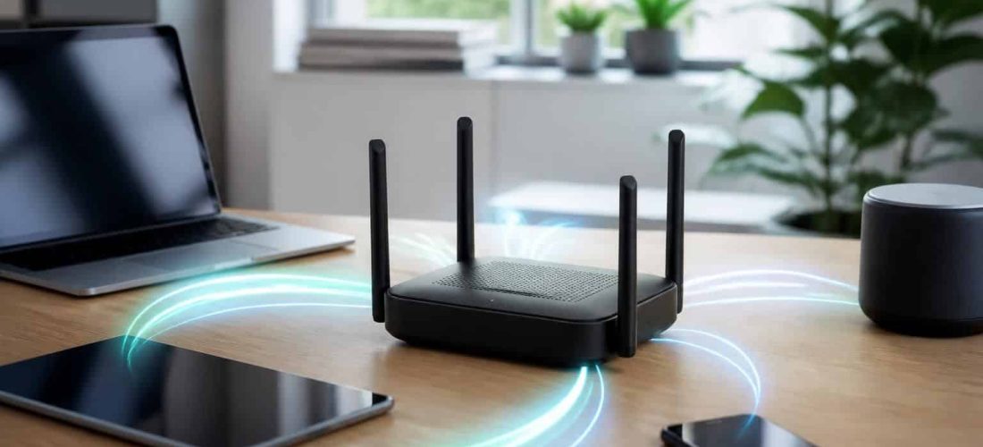 améliorez la stabilité et la vitesse de votre connexion internet grâce au routeur wi-fi 6, une technologie avancée pour une navigation fluide et sans interruptions.